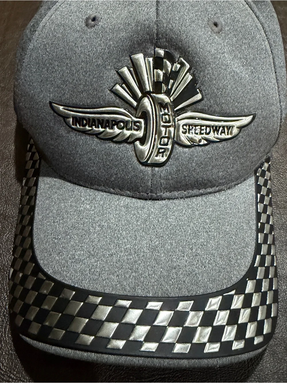 Indianapolis Speedway Patch Baseball Cap - Gray with Silver Accents